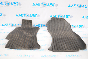 Set of floor mats for Subaru Forester 14-18 SJ rubber, black