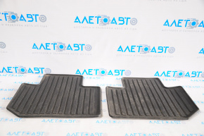 Set of floor mats for Subaru Forester 14-18 SJ rubber, black