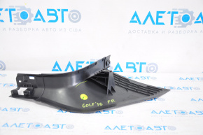Front pillar trim lower right VW Golf 15-21 black