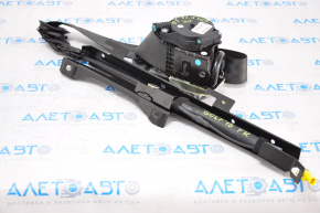 Passenger seat belt VW Golf 15-21 black with tensioner