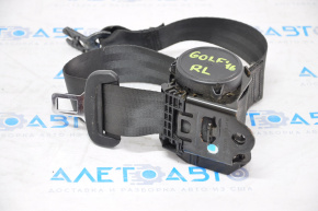 Seat belt rear left VW Golf 15-21 black