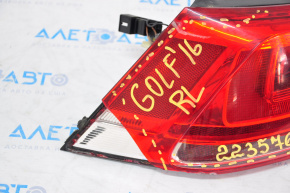 Light outer wing left VW Golf 15-17 usa broken glass
