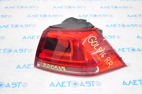 Light outer wing right VW Golf 15-17 usa