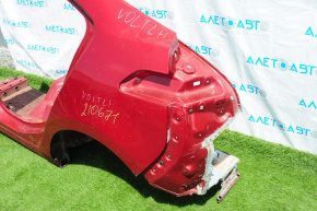 Quarter wing rear left Chevrolet Volt 11-15 red, dent, with central pillar