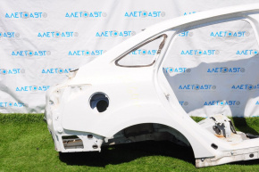 Quarter wing rear right Ford Focus mk3 11-18 4d white, with central pillar