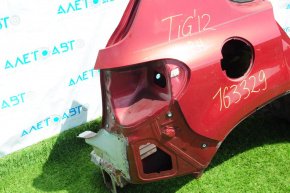 Quarter wing rear right VW Tiguan 09-18 red, with central pillar