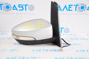 Right side mirror complete Ford C-max MK2 13-18 7 pins, turn signal, silver