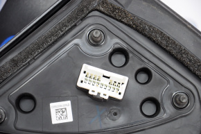 Side mirror right complete Hyundai Elantra AD 17-20 7 pins, BSM, blue