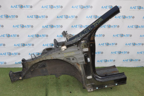 Front left quarter Hyundai Sonata 11-15 black, bumps on the threshold
