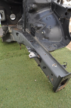 Front left quarter Hyundai Sonata 11-15 black, bumps on the threshold
