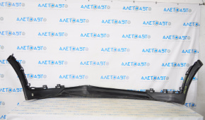 Front bumper lip Hyundai Tucson 16-18 structure black, tears, dented