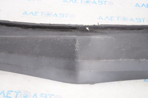 Front bumper lip Hyundai Tucson 16-18 structure black, tears, dented