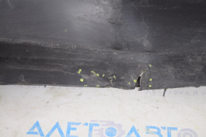 Front bumper lip Hyundai Tucson 16-18 structure black, tears, dented