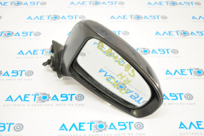 Side mirror right complete Toyota Prius 30 10-14 3 pins, graphite