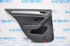 Door trim card rear left VW Golf 15-19 5d black
