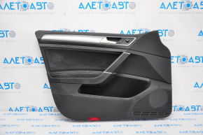 Door trim card front left VW Golf 15-19 black