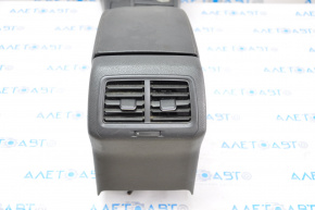Central console armrest and cup holders VW Golf 15-17 black, scratches