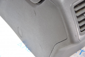 Central console armrest and cup holders VW Golf 15-17 black, scratches