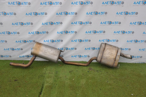 Rear muffler barrel VW Passat b7 12-15 USA 1.8T complete with middle section