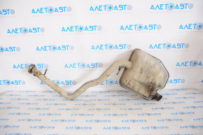 Rear muffler with barrel, left, 09-14 Dodge Challenger 3.6