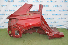 Quarter wing rear right Lincoln MKX 16-18 red, dented boot
