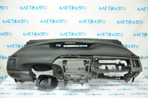 Dashboard front panel without AIRBAG Toyota Prius 30 10-11 dark gray, with overlay
