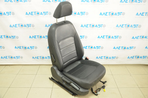 Passenger seat VW Passat b7 12-15 USA with airbag, mechanical, leather black