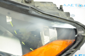 Headlight front left VW Passat b7 12-15 USA bare glass defect