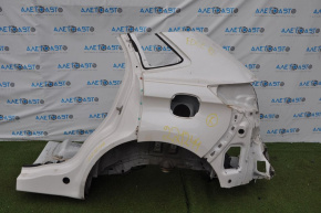 Quarter wing rear left Ford Edge 15-18 white, dent on arch