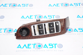 Front left window lift control Chevrolet Malibu 13-15 with cover, rub button