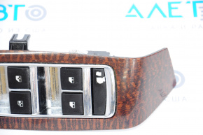 Front left window lift control Chevrolet Malibu 13-15 with cover, rub button