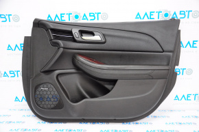 Door trim card front right Chevrolet Malibu 13-15 under Pioneer, leather black