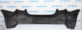 Rear bumper bare Chevrolet Malibu 13-15 graphite, dented, broken mount