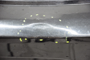 Rear bumper bare Chevrolet Malibu 13-15 graphite, dented, broken mount