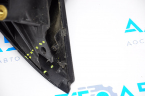 Right side mirror complete Chevrolet Malibu 13-15 5 pins, graphite, broken housing, non-factory holes