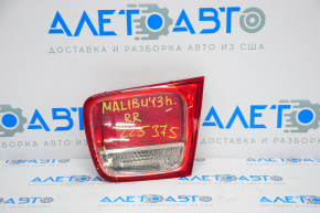 Inner taillight trunk lid right Chevrolet Malibu 13-15 halogen, cracks on glass
