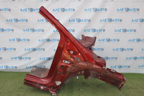 Front right quarter Ford Focus mk3 11-18 red, small bump