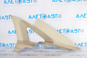 Upper right rear pillar trim Ford Fusion mk5 13-16 beige, plastic turned white, scratch