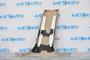 Center pillar trim lower left Ford Fusion mk5 13-16 beige, plastic turned white