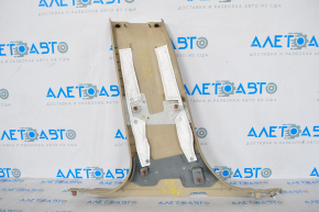 Center pillar trim lower right Ford Fusion mk5 13-16 beige, plastic turned white