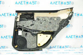 Door trim card rear left Lexus IS 14-20 black with gold insert, rubbed