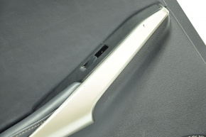 Door trim card rear left Lexus IS 14-20 black with gold insert, rubbed