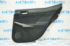Door trim card rear right Lexus IS 14-20 black with gold insert