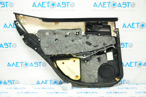 Door trim card rear right Lexus IS 14-20 black with gold insert