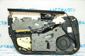 Door trim card front right Lexus IS 14-20 black with gold insert