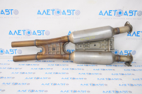Exhaust line middle part Lexus IS250 14-15 sawed off catalytic converters