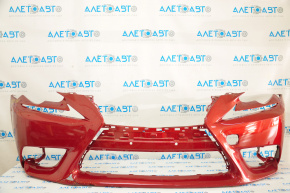 Bare front bumper Lexus IS 14-16 pre-rest, red, tear, TAIWAN