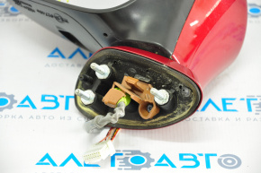 Left side mirror complete Lexus IS 14-15 7 pins, turn signal, red