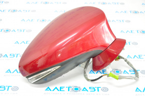 Side mirror right assembly Lexus IS 14-15 7 pins, turn signal, red