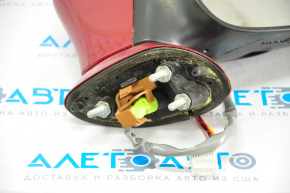 Side mirror right assembly Lexus IS 14-15 7 pins, turn signal, red